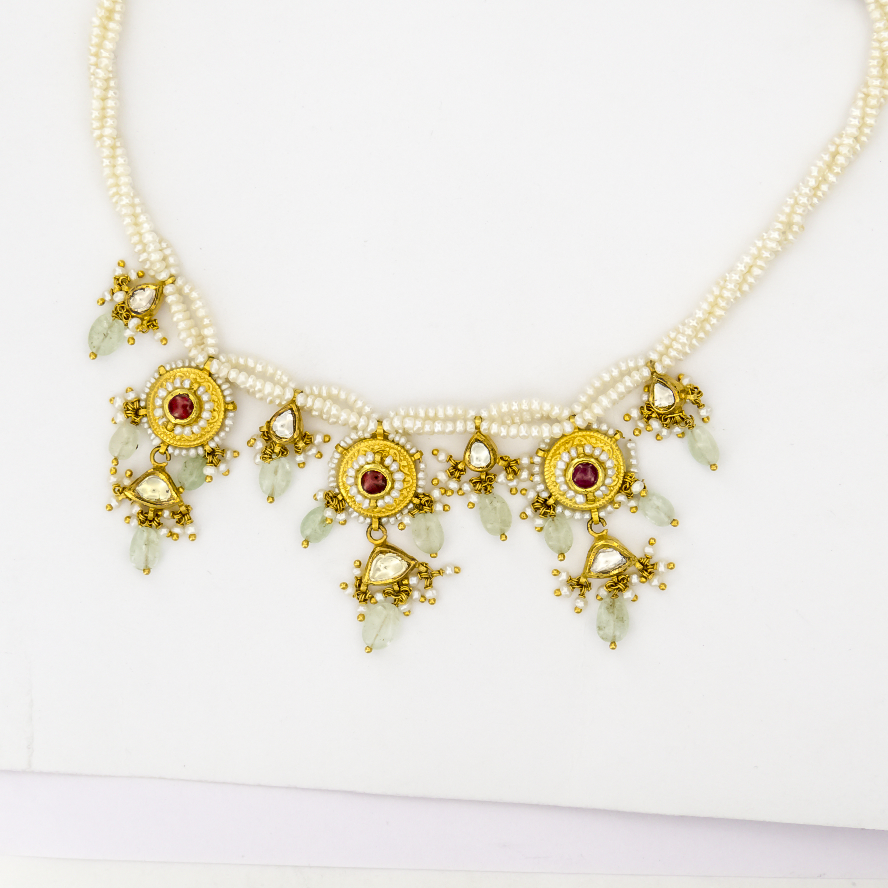 Jadau Jewellery Necklace by V.M. Ornaments