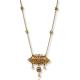 Sukshma Grace: 22k Gold Pendant-Earrings Set
