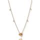 Sukshma Grace: Handmade Gold Ball & Moti Pendant-Earrings Set